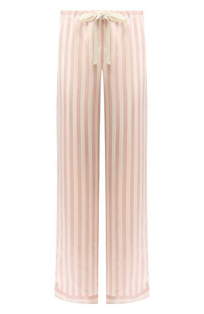 Шелковые брюки MORGAN LANE, арт. 19N54PS PETAL/CREAM, фото 1