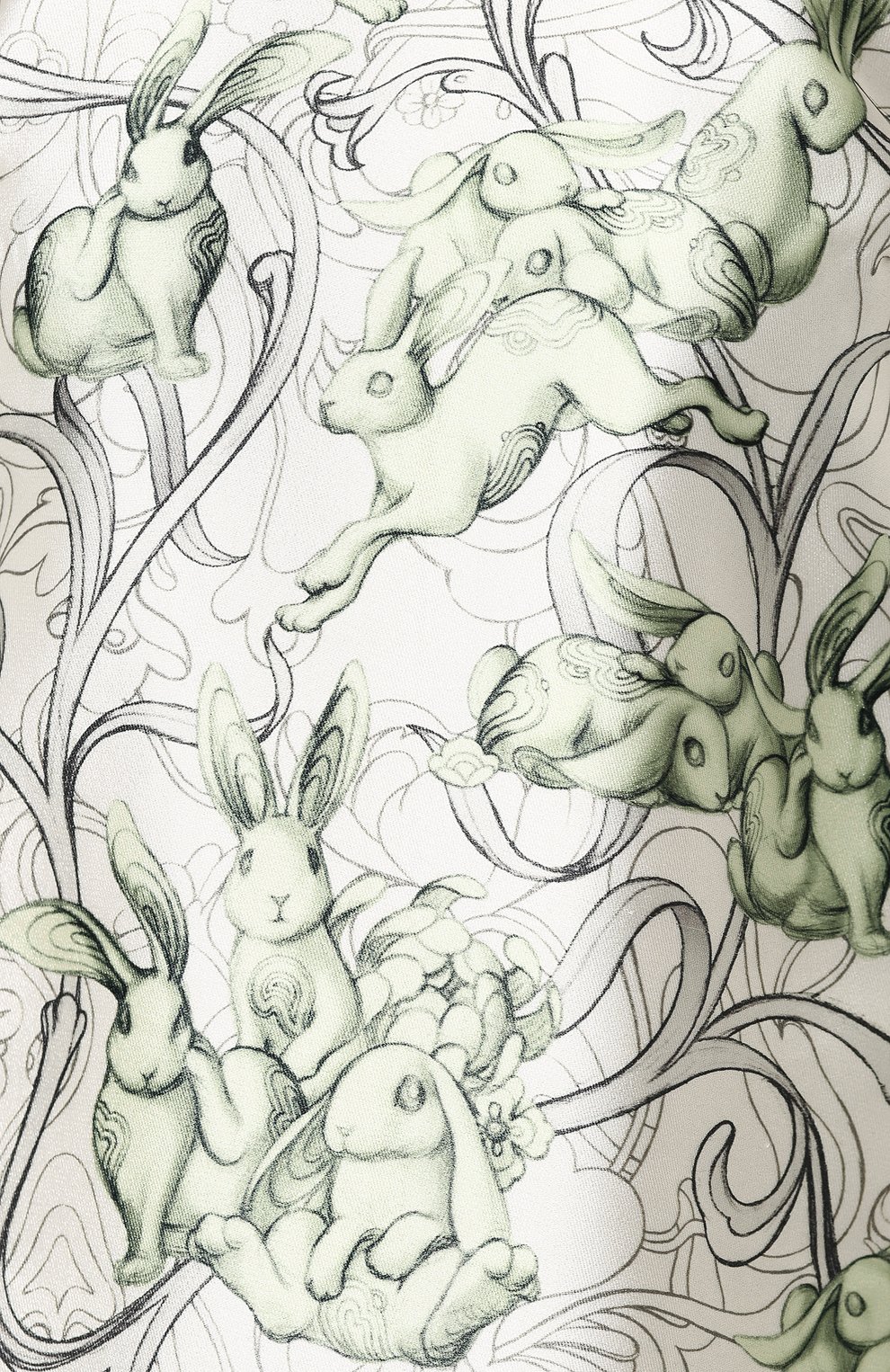 Мини-платье а-силуэта с принтом PRADA, арт. P35V3-1QBV-F046K, фото 5