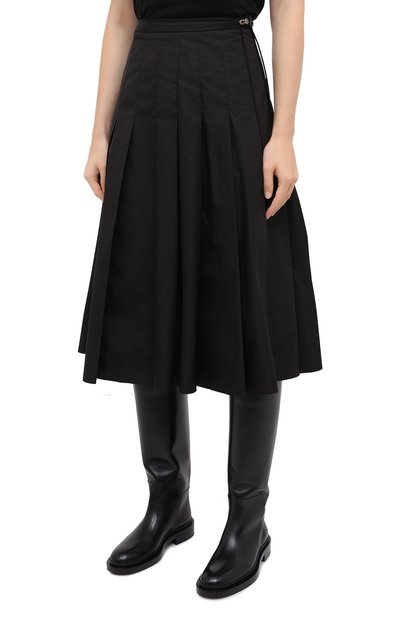 Юбка MONCLER черного цвета по цене 48200 руб., арт. F2-093-2D712-00-C0068, фото 3 Юбка MONCLER, арт. F2-093-2D712-00-C0068, фото 3