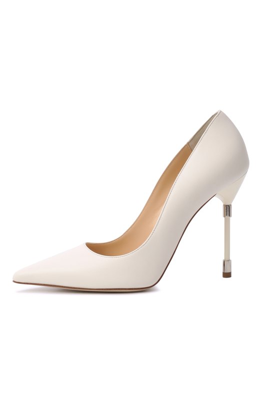 Кожаные туфли Decollete Piercing 105 Rubeus Milano DEC0LLETE PIERCING 105/NAPPA Белый  DEC0LLETE PIERCING 105/NAPPA Фото 4