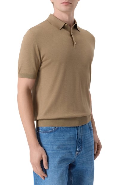 Поло из шерсти и шелка LORO PIANA, арт. FA05066, фото 3