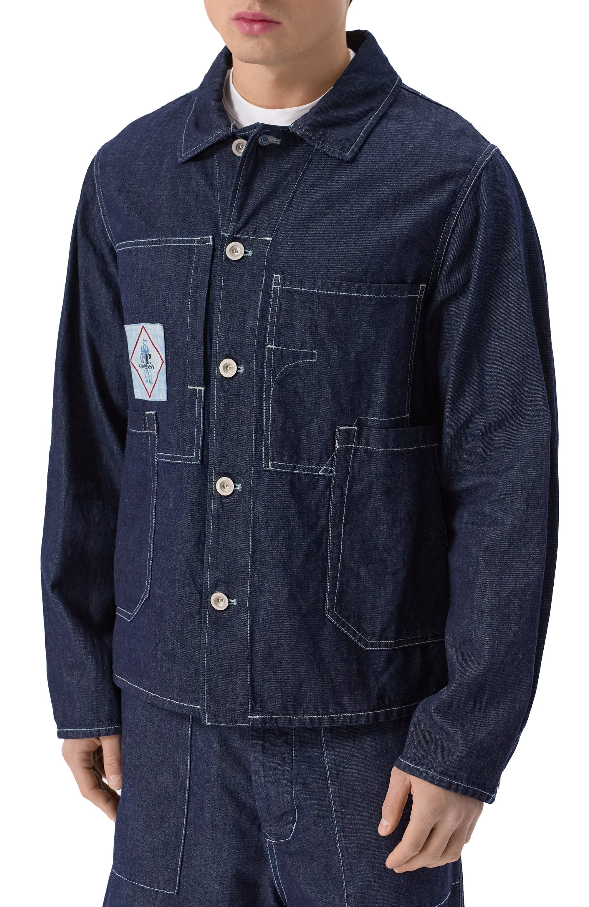 Джинсовая куртка C.P. COMPANY, арт. 18CM0W156A110295W, фото 3