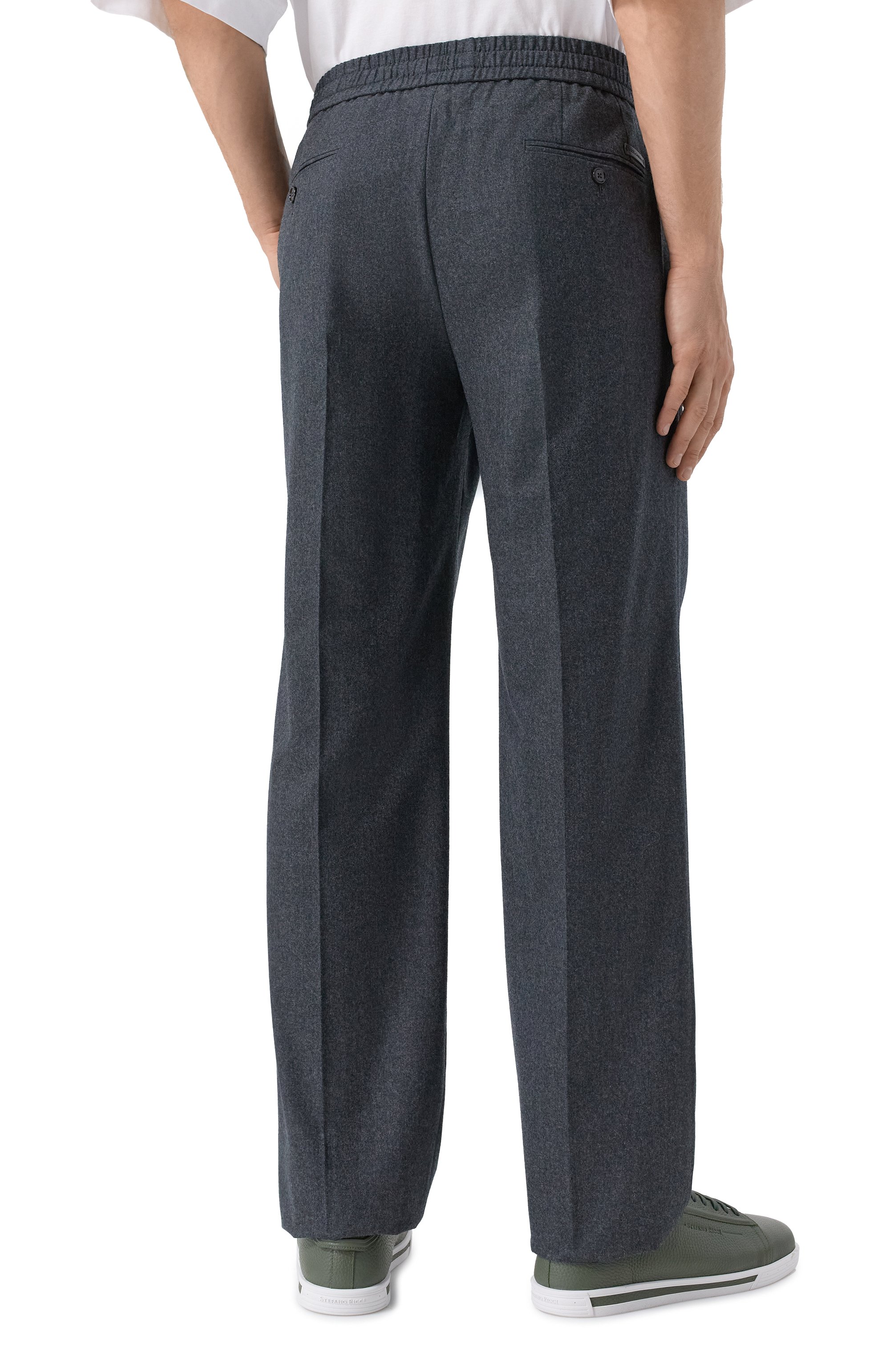 Шерстяные брюки DOLCE & GABBANA, арт. GP0D7T/GI251, фото 4