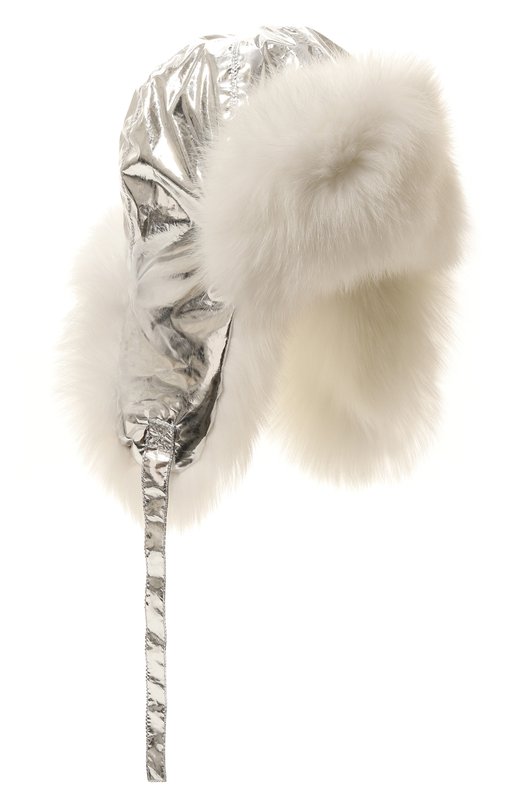 Пуховая шапка-ушанка Yves Salomon Enfant