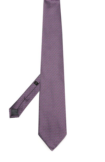 Шелковый галстук с узором ZEGNA, арт. Z9E681XW, фото 2