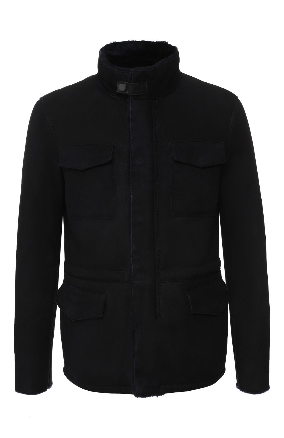 Дубленка на молнии с воротником-стойкой GIORGIO ARMANI, арт. 1SG03P/1SP26, фото 1