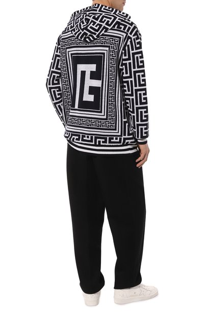 Худи из шерсти и льна BALMAIN, арт. BH1JR072KE82, фото 2