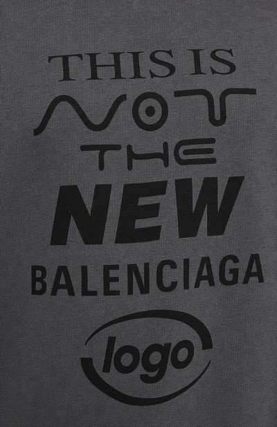 Хлопковый свитшот BALENCIAGA, арт. 652981/TKVE4, фото 5