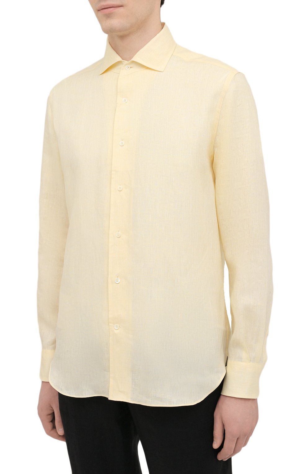Льняная рубашка CORNELIANI, арт. 89P156-2111091/00, фото 3