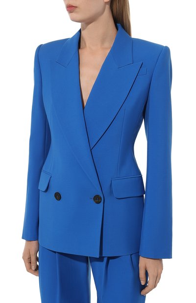 Шерстяной жакет ALEXANDER MCQUEEN, арт. 745076/QJACX, фото 3