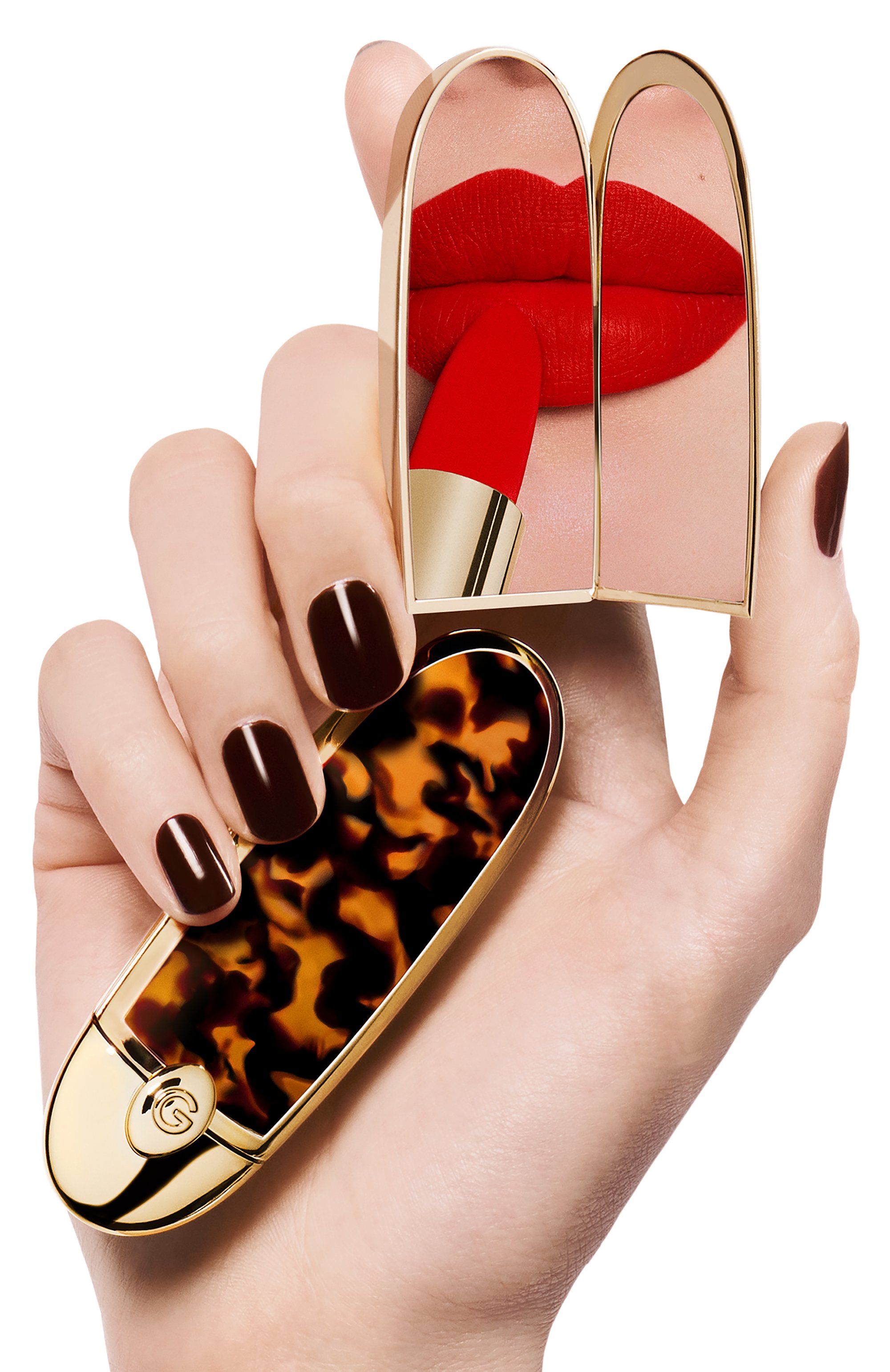 Футляр для губной помады rouge g, черепаховый GUERLAIN цвета по цене 3600 руб., арт. G043950, фото 3 Футляр для губной помады rouge g, черепаховый GUERLAIN, арт. G043950, фото 3