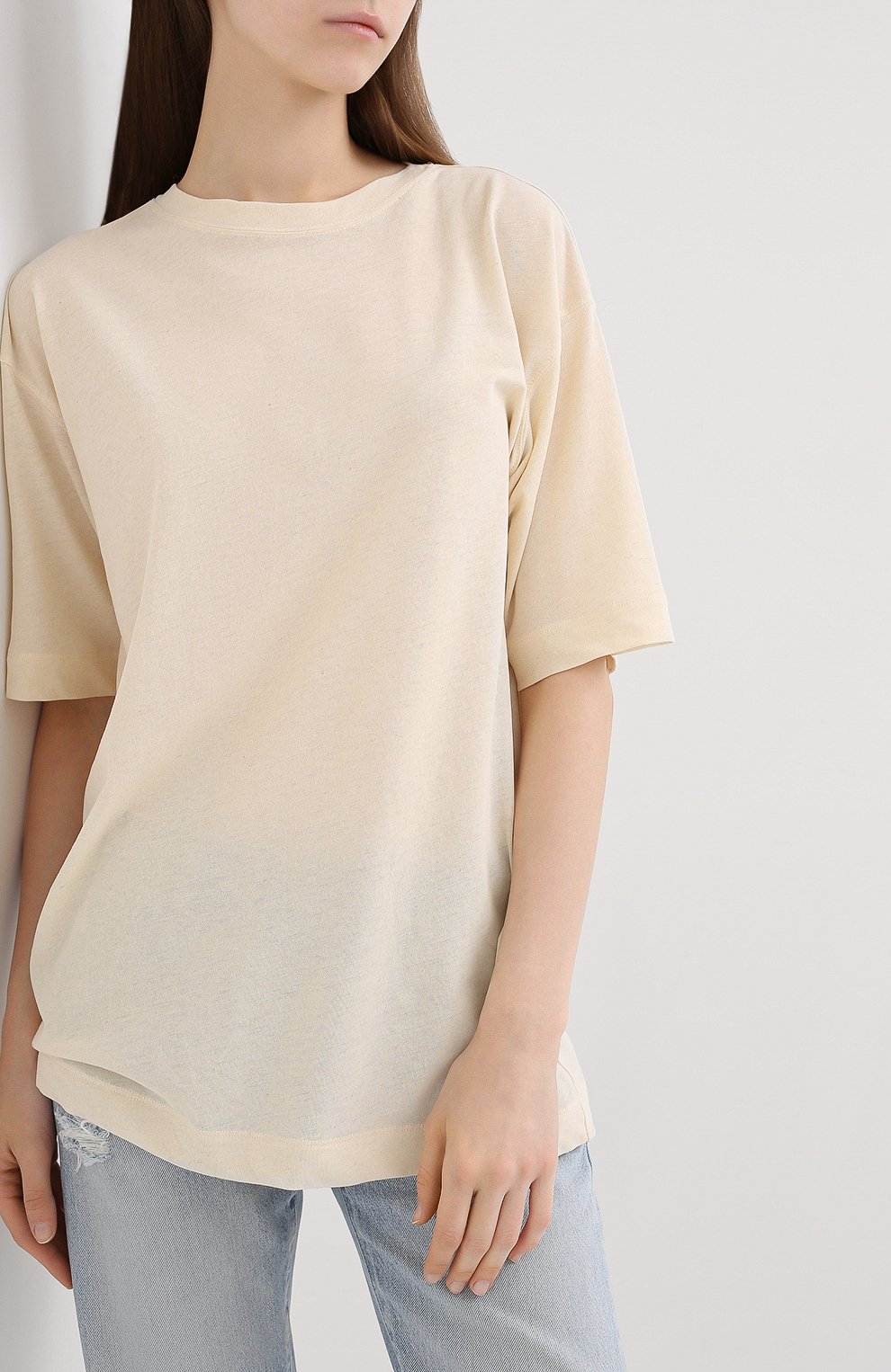 Футболка из хлопка и льна MOUSSY, арт. 025DS380-0390, фото 3