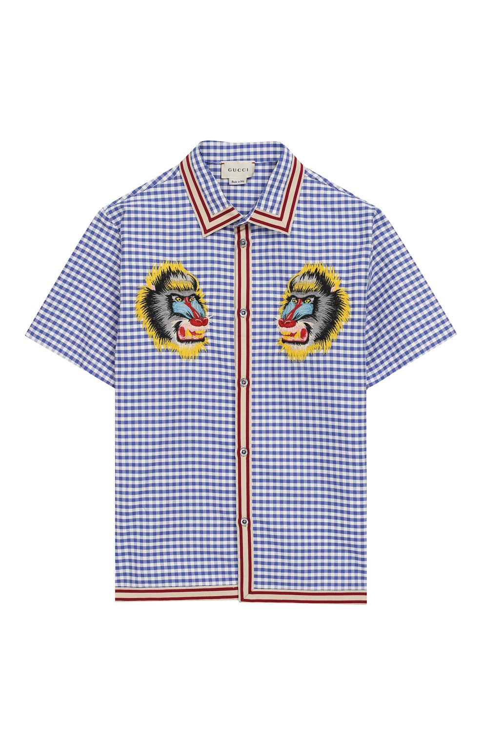 Хлопковая рубашка GUCCI, арт. 540729/XWABF, фото 1