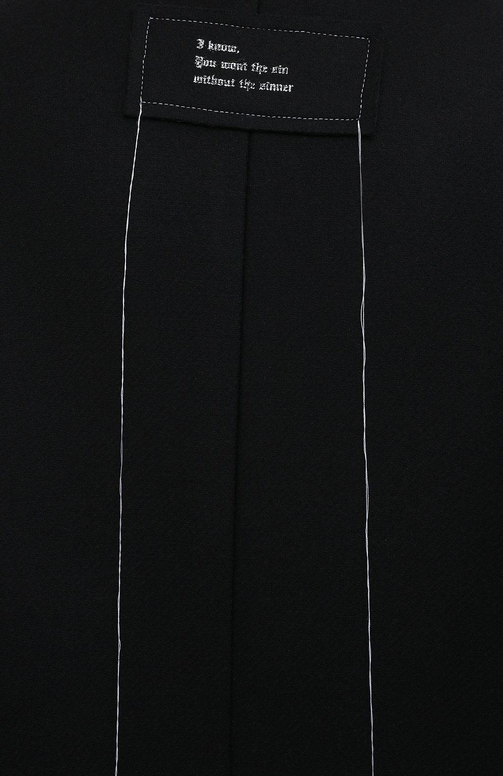 Шерстяное пальто ISABEL BENENATO черного цвета по цене 107000 руб., арт. DW01RF20, фото 6 Шерстяное пальто ISABEL BENENATO, арт. DW01RF20, фото 6