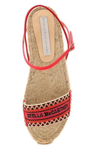 Текстильные сандалии STELLA MCCARTNEY оранжевого цвета по цене 38300 руб., арт. 800155/N0083, фото 5 Текстильные сандалии STELLA MCCARTNEY, арт. 800155/N0083, фото 5