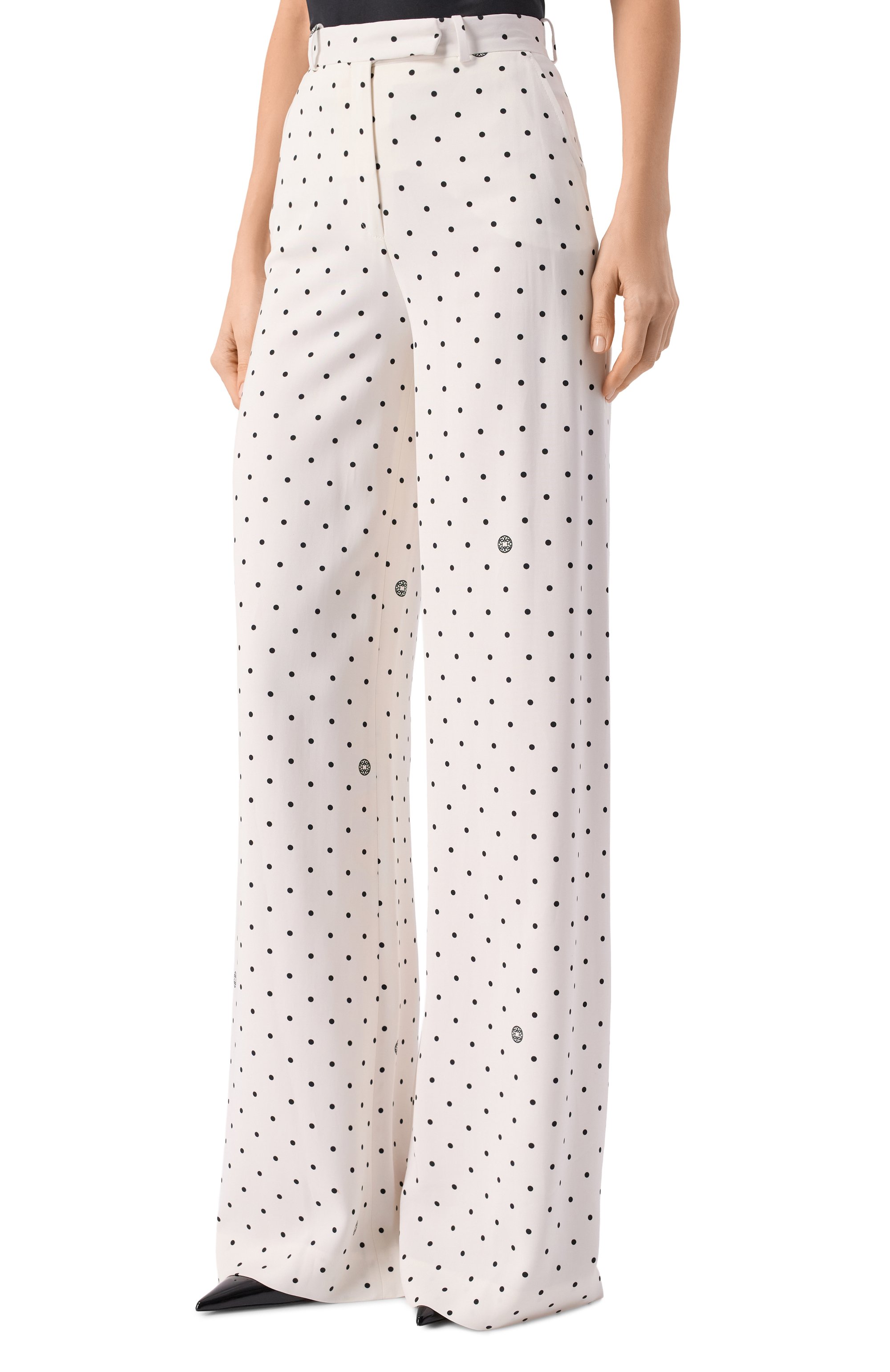 Брюки из вискозы и шелка ELIE SAAB, арт. P0170PR26/CD024, фото 3