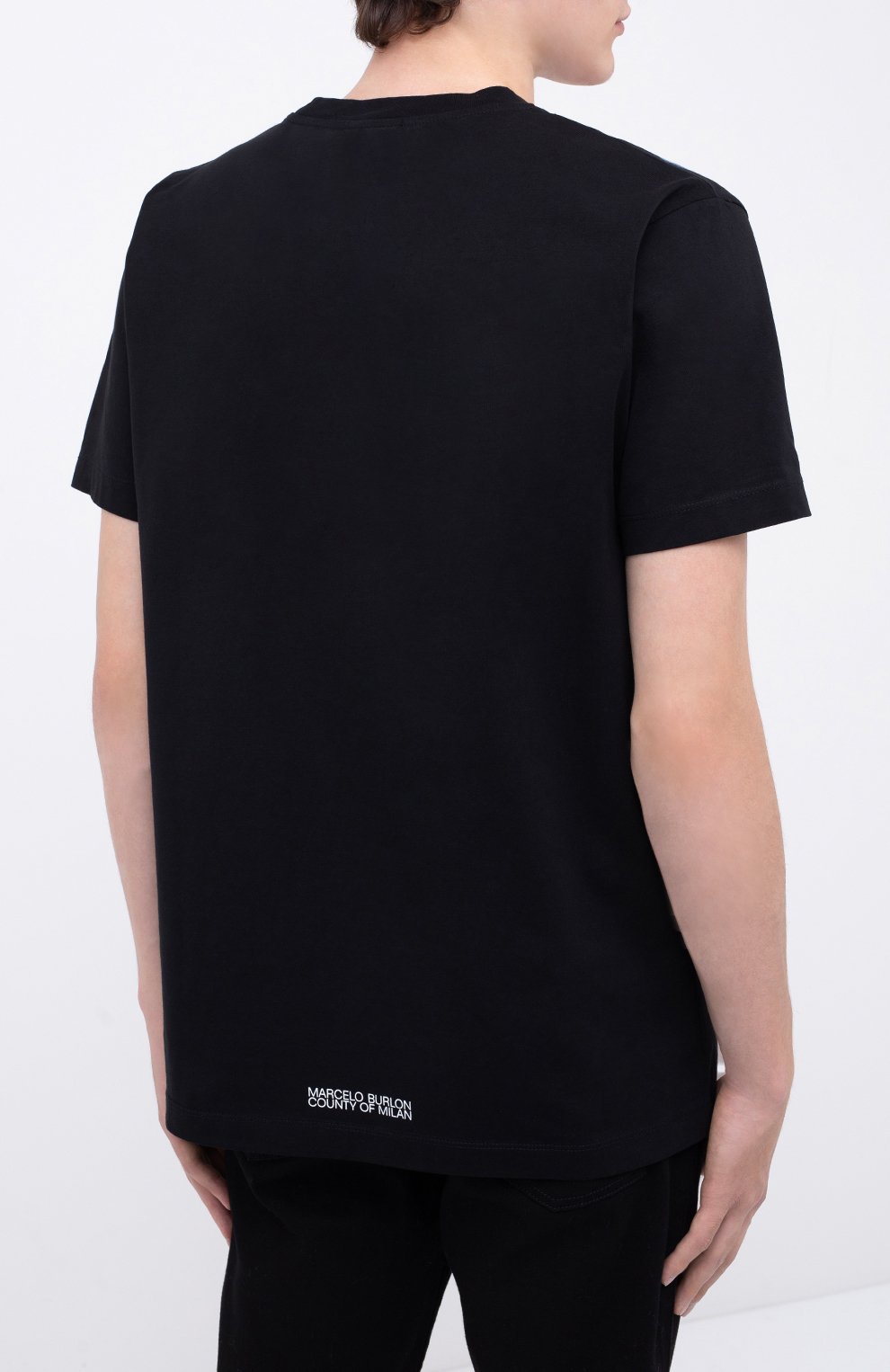 Хлопковая футболка MARCELO BURLON, арт. CMAA018F20JER015, фото 4