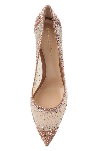 Текстильные туфли rania GIANVITO ROSSI, арт. G20475.85RIC.C0ZPRND, фото 5