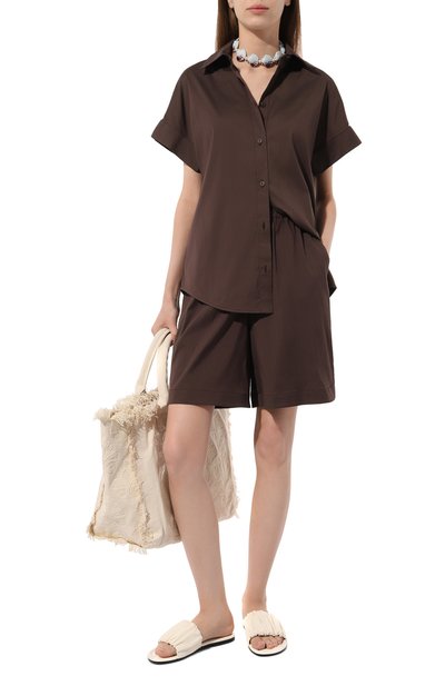 Женская хлопковая рубашка WEEKEND MAX MARA, арт. ORIANA 241611101