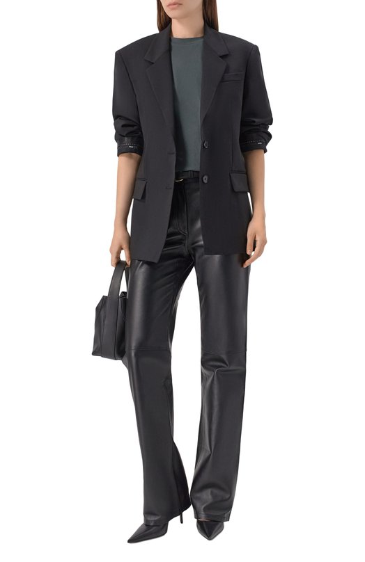 Шерстяной жакет MSGM 3941MDG09/257605 Чёрный  3941MDG09/257605 Фото 2