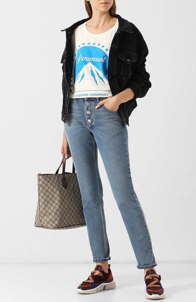 Хлопковая футболка с принтом GUCCI, арт. 492347/X3Q18, фото 2