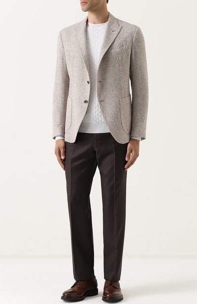 Шерстяной джемпер фактурной вязки FABRIZIO DEL CARLO, арт. CC2054, фото 2