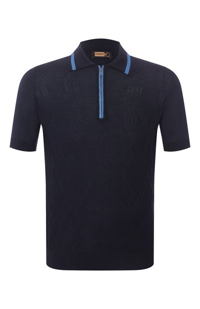 Шелковое поло ZILLI, арт. MBT-PZ422-FUTC1/MC03/AMIS, фото 1