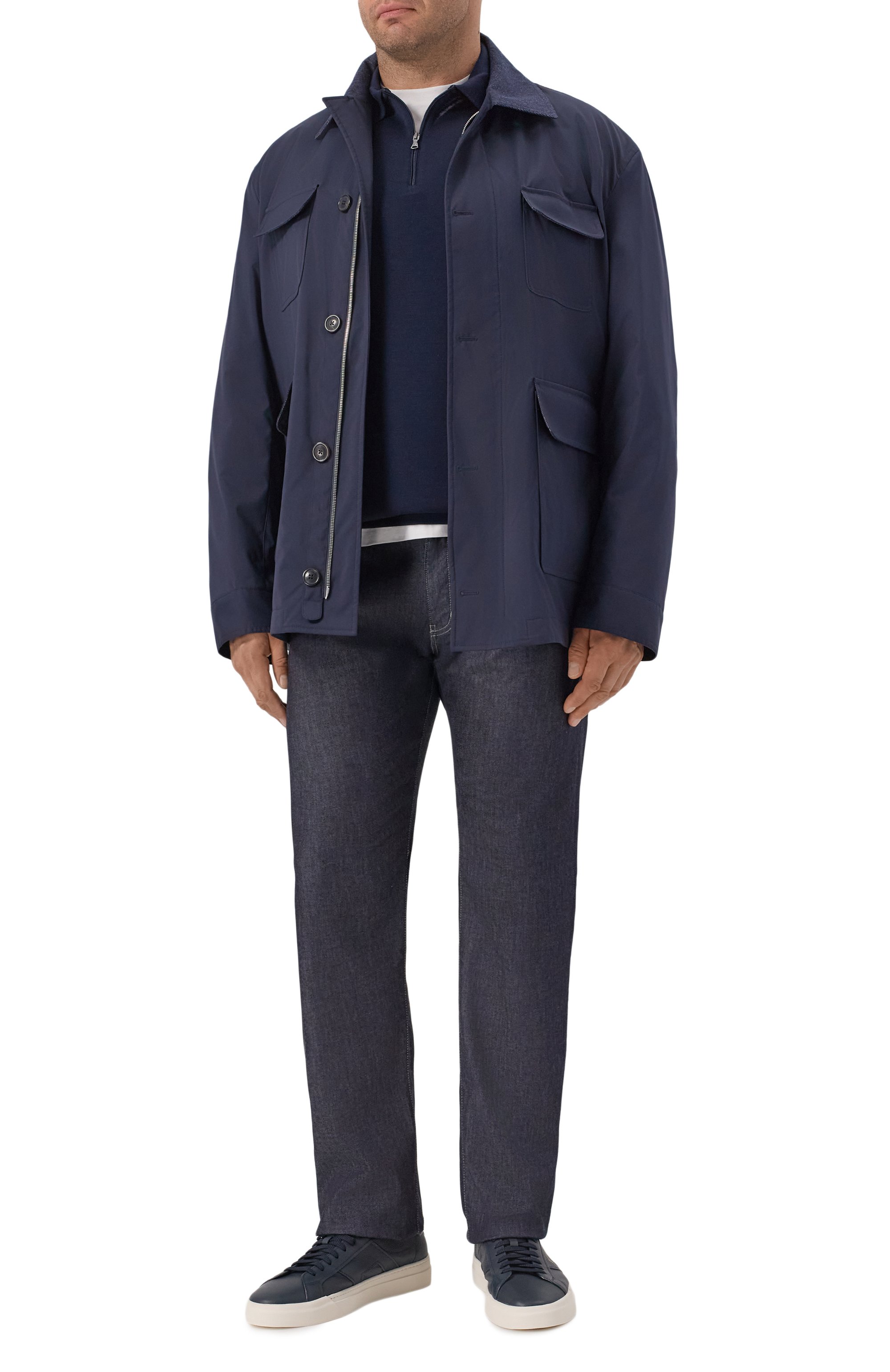 Поло из шерсти и шелка PAUL&SHARK, арт. 15311701/3XL, фото 2