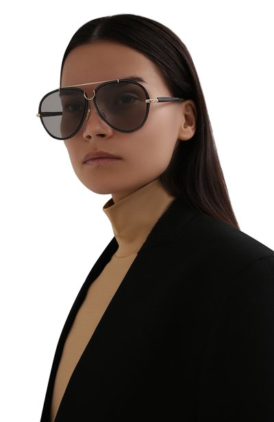 Солнцезащитные очки CHLOÉ черного цвета по цене 83950 руб., арт. CH0080S, фото 2 Солнцезащитные очки CHLOÉ, арт. CH0080S, фото 2