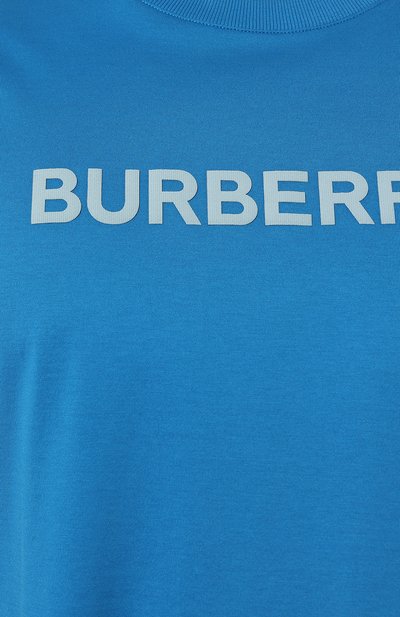 Хлопковая футболка BURBERRY, арт. 8065395, фото 5