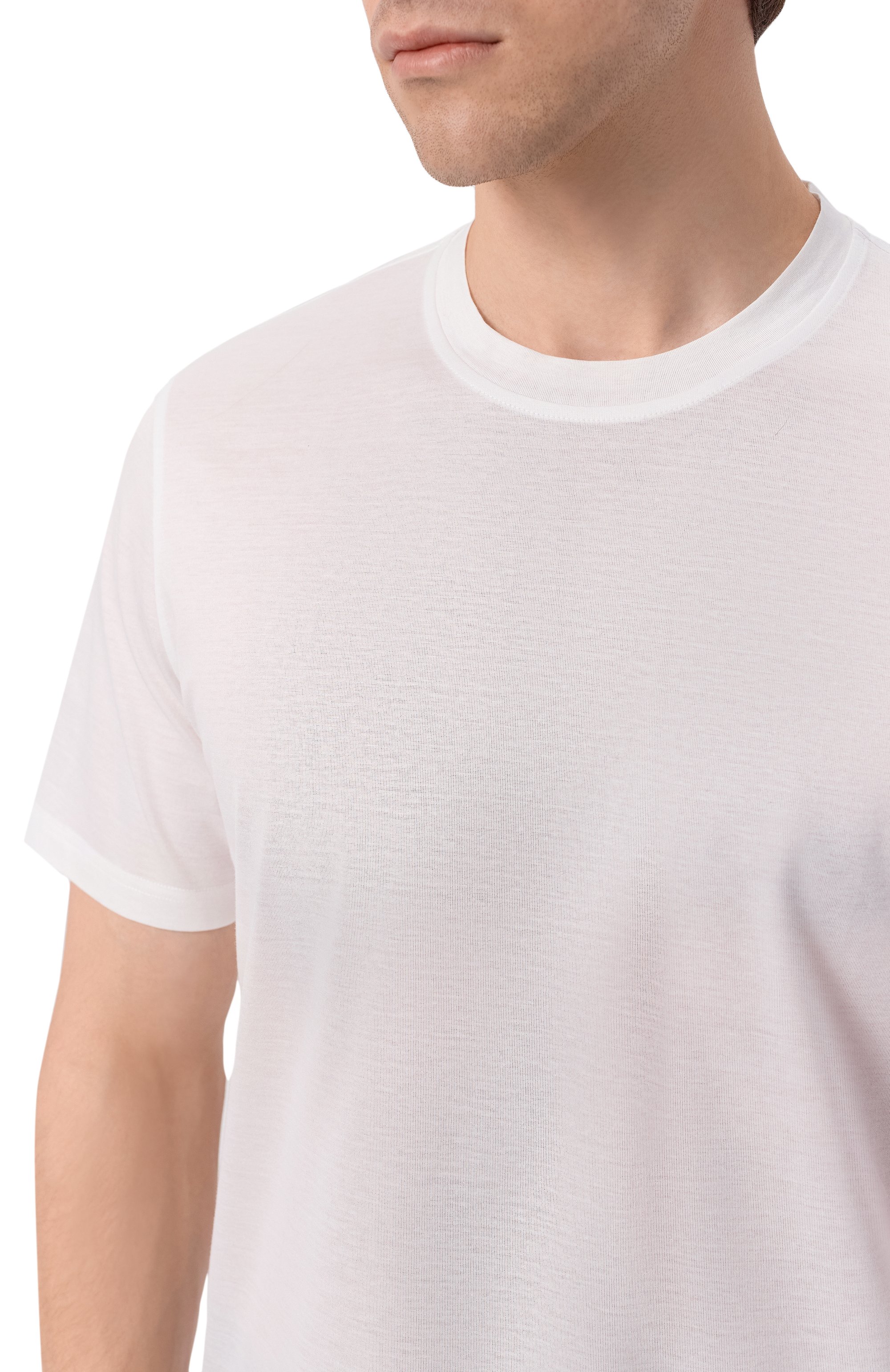 Хлопковая футболка CAPOBIANCO, арт. 20M660.MK00., фото 5