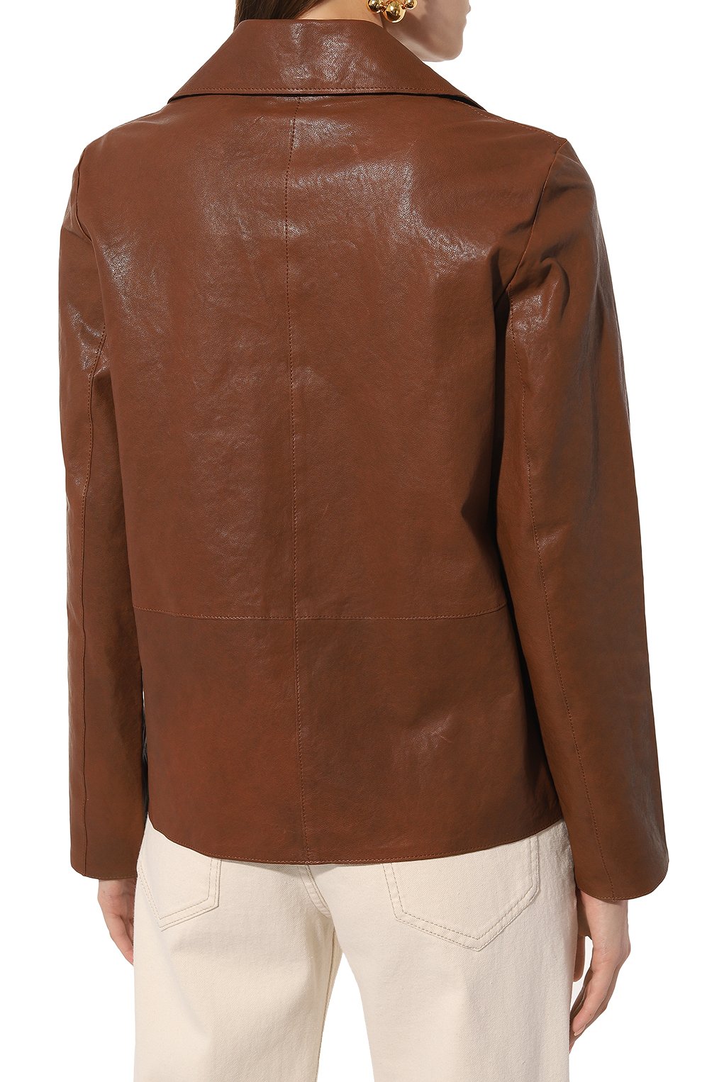 Кожаный жакет VENERA M., арт. 1871, фото 4