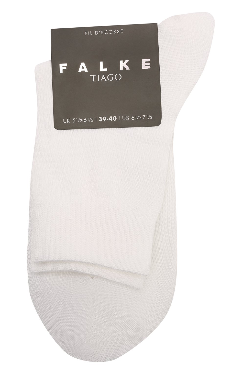 Хлопковые носки FALKE белого цвета по цене 2280 руб., арт. 13062, фото 1 Хлопковые носки FALKE, арт. 13062, фото 1