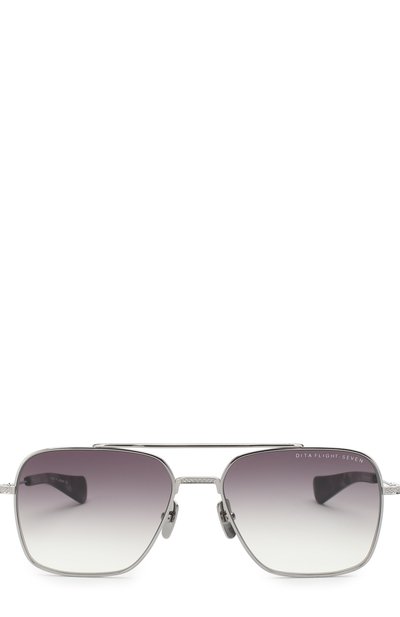 Солнцезащитные очки DITA серебряного цвета по цене 82950 руб., арт. FLIGHT-SEVEN/01, фото 2 Солнцезащитные очки DITA, арт. FLIGHT-SEVEN/01, фото 2