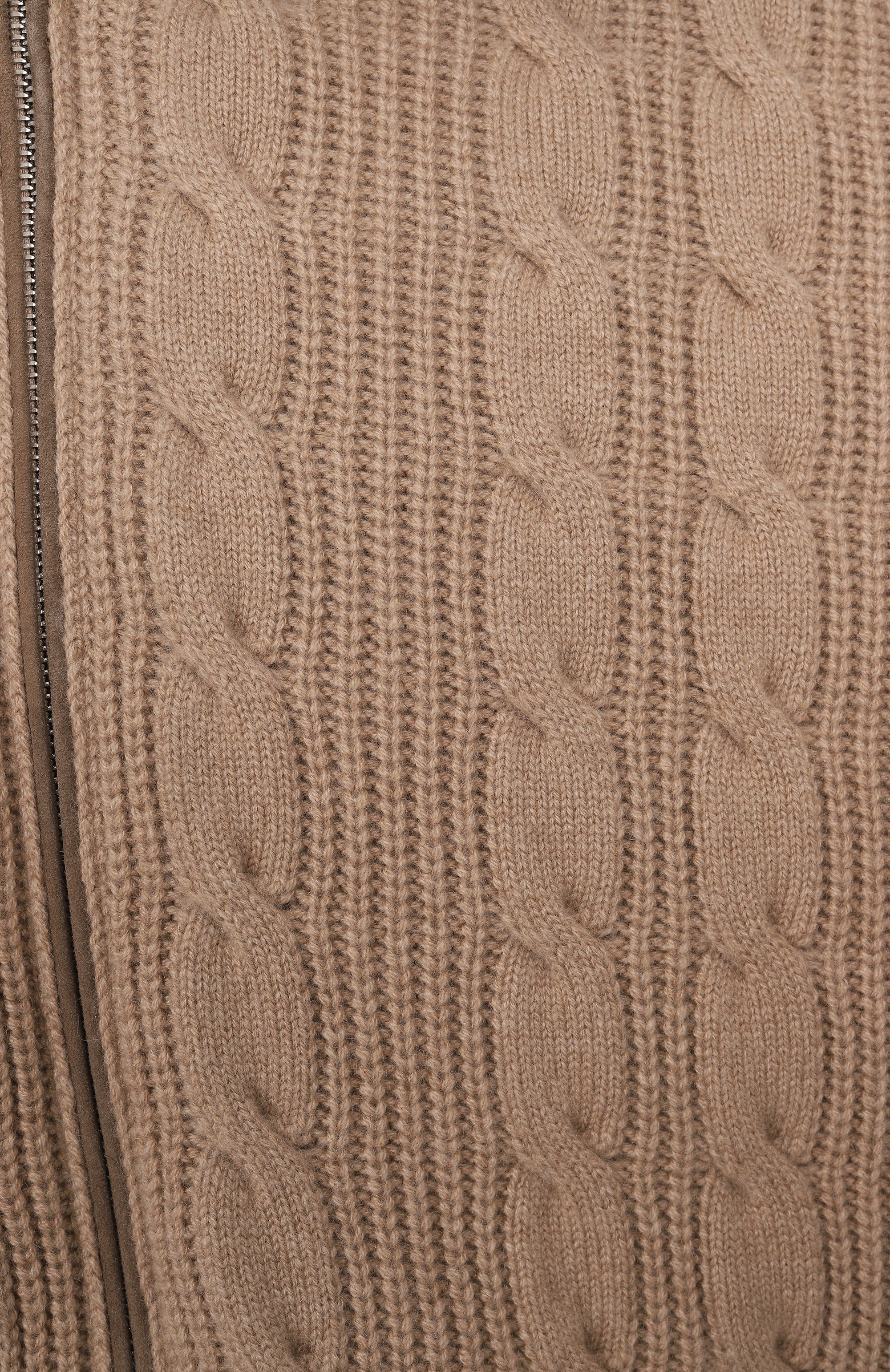 Кашемировый бомбер с подкладкой из бобра KANGRA бежевого цвета по цене 522500 руб., арт. 9151/09 02, фото 6 Кашемировый бомбер с подкладкой из бобра KANGRA, арт. 9151/09 02, фото 6