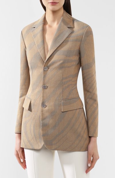 Жакет из смеси хлопка и вискозы ROBERTO CAVALLI, арт. IWT400/FY034, фото 3