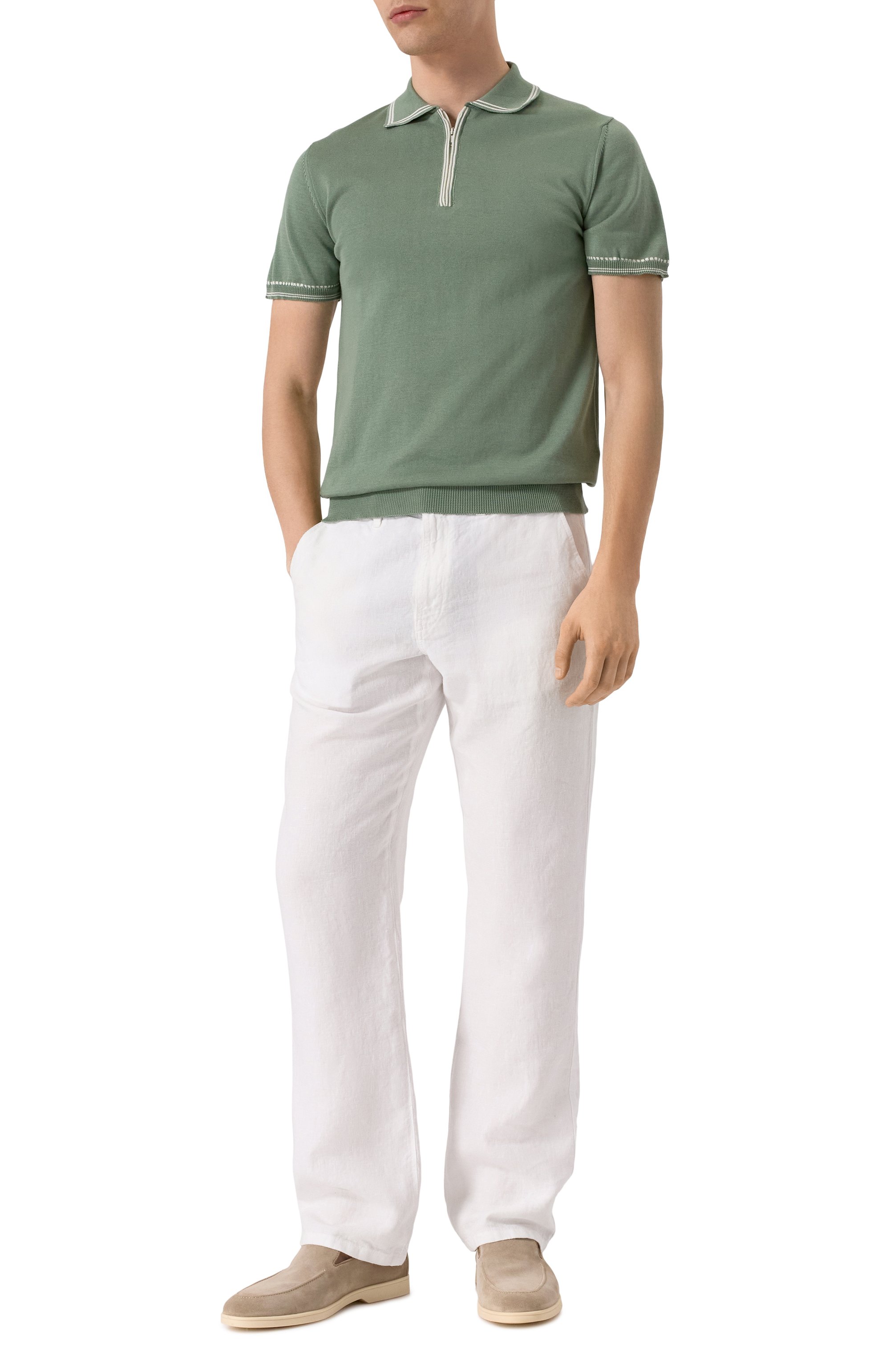 Хлопковое поло DANIELE FIESOLI, арт. DF0327, фото 2