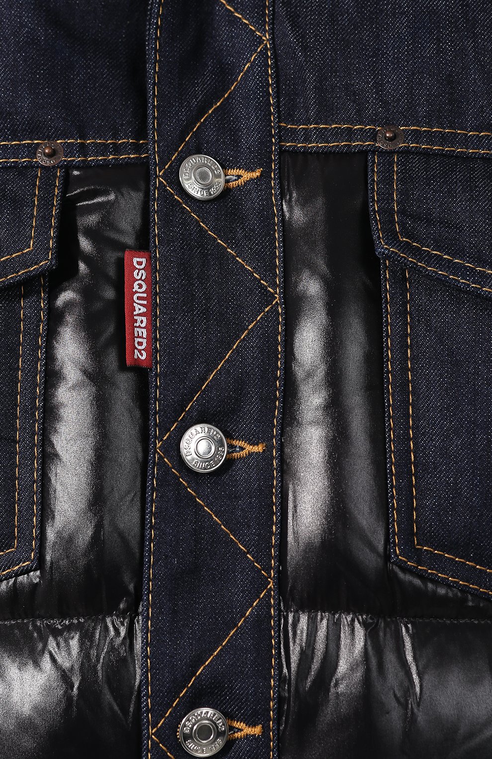 Комбинированная куртка DSQUARED2, арт. S74AM0943/STN881, фото 5