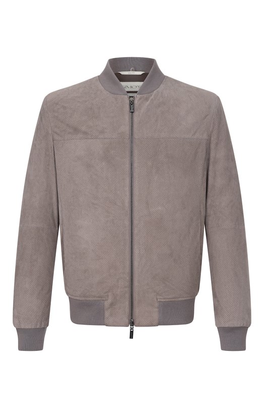 Замшевый бомбер Gimo's 6S20.1.150.52F/YI Серый 6S20.1.150.52F/YI