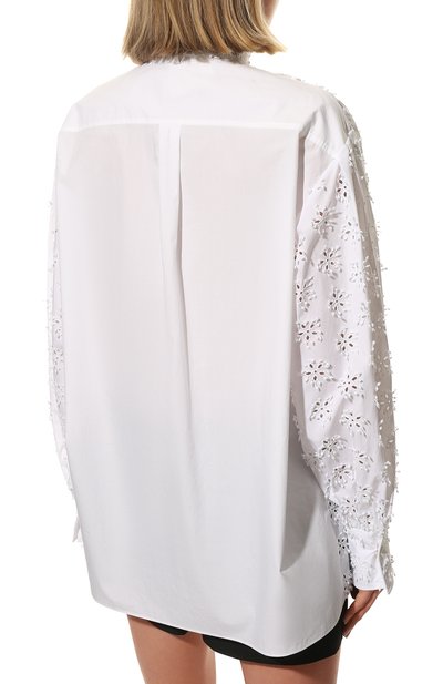 Хлопковая блузка VALENTINO, арт. XB3AB3706GN, фото 4