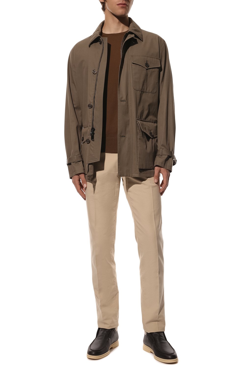 Кожаные ботинки open wintery walk LORO PIANA, арт. FAL9980, фото 2