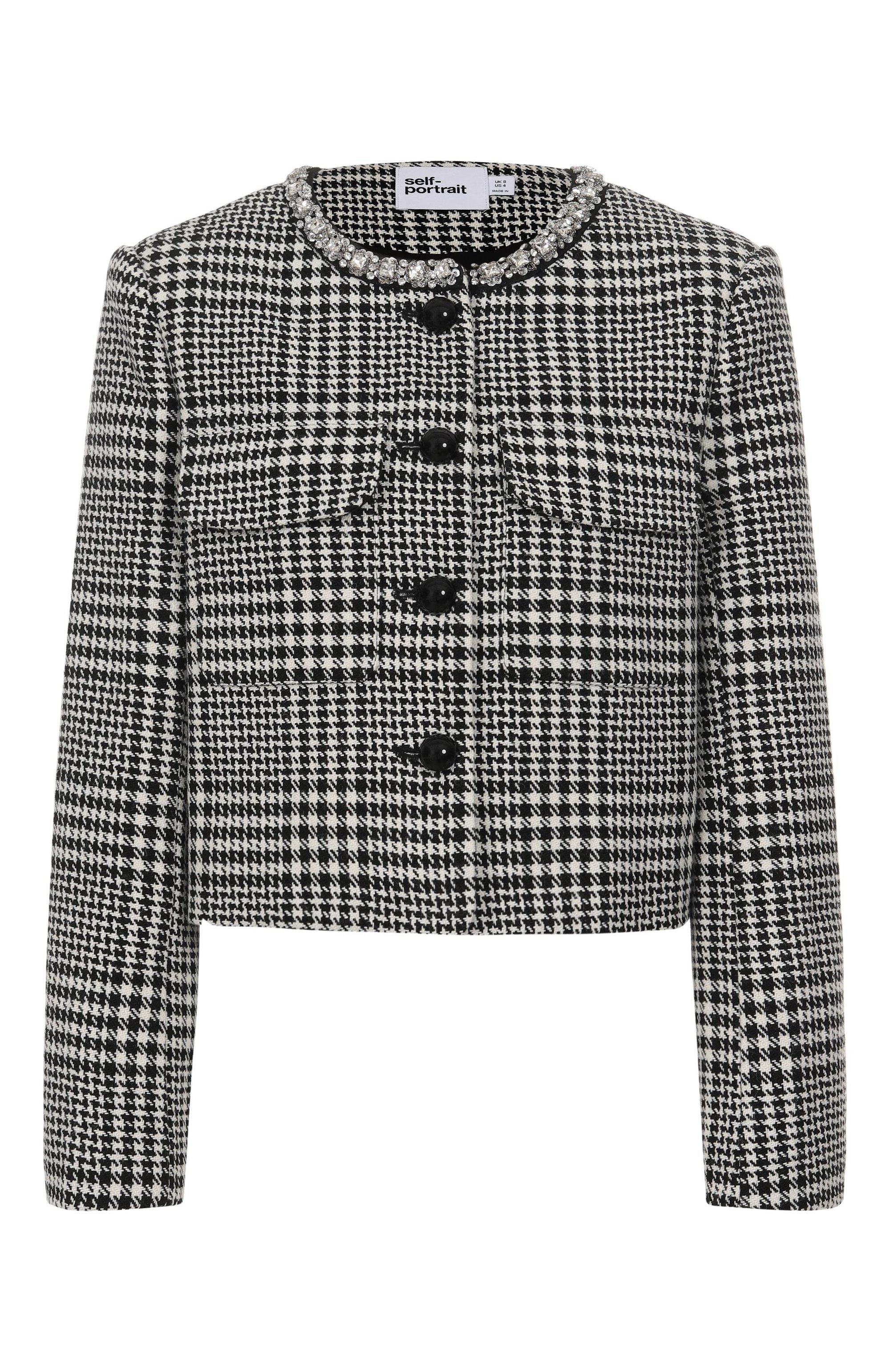 Жакет SELF-PORTRAIT, арт. PF25111JBW, фото 1