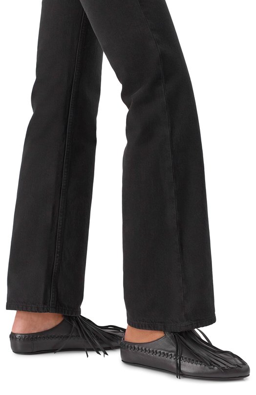 Кожаные сабо Hadle Ann Demeulemeester B0013366/LT170 Чёрный  B0013366/LT170 Фото 2