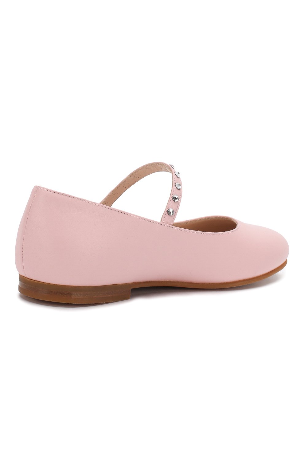 Кожаные балетки IL GUFO розового цвета по цене 24950 руб., арт. G313/VITELL0 NAPPAC0/35-42, фото 3 Кожаные балетки IL GUFO, арт. G313/VITELL0 NAPPAC0/35-42, фото 3
