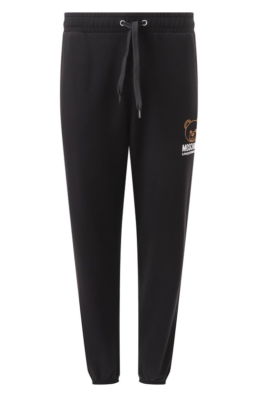 

Хлопковые домашние джоггеры Moschino, Чёрный
