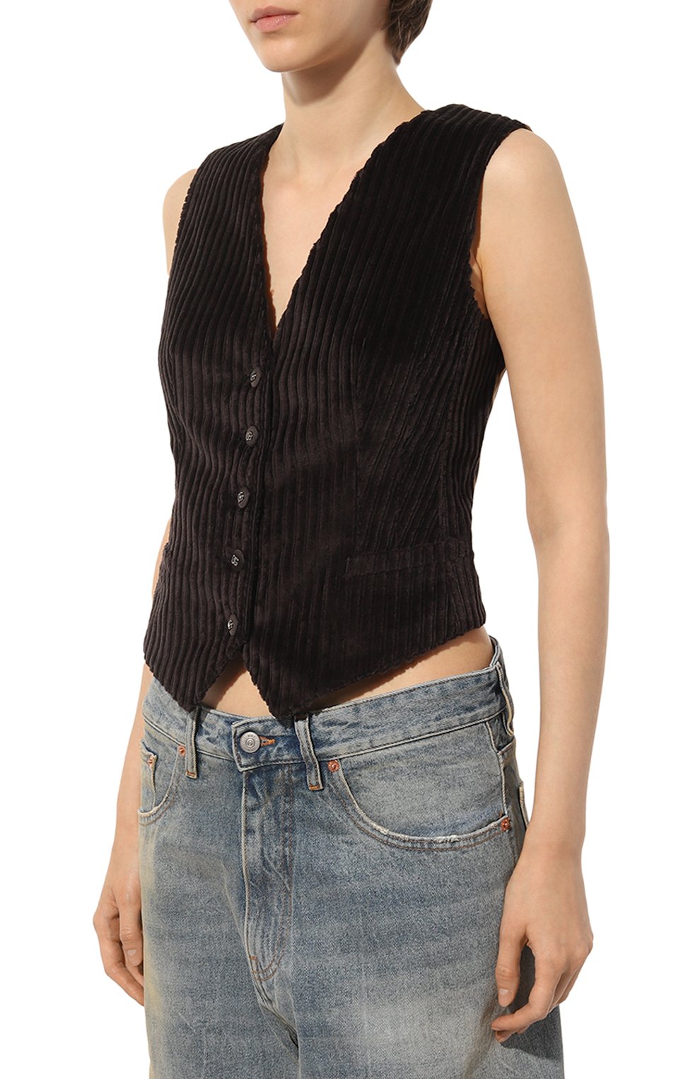 Вельветовый жилет DOLCE & GABBANA, арт. F79H5T/FUWEU, фото 3