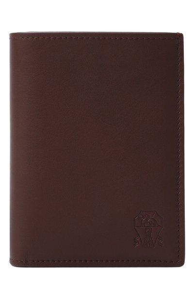 Мужской кожаная обложка для паспорта BRUNELLO CUCINELLI, арт. MWZNBU436