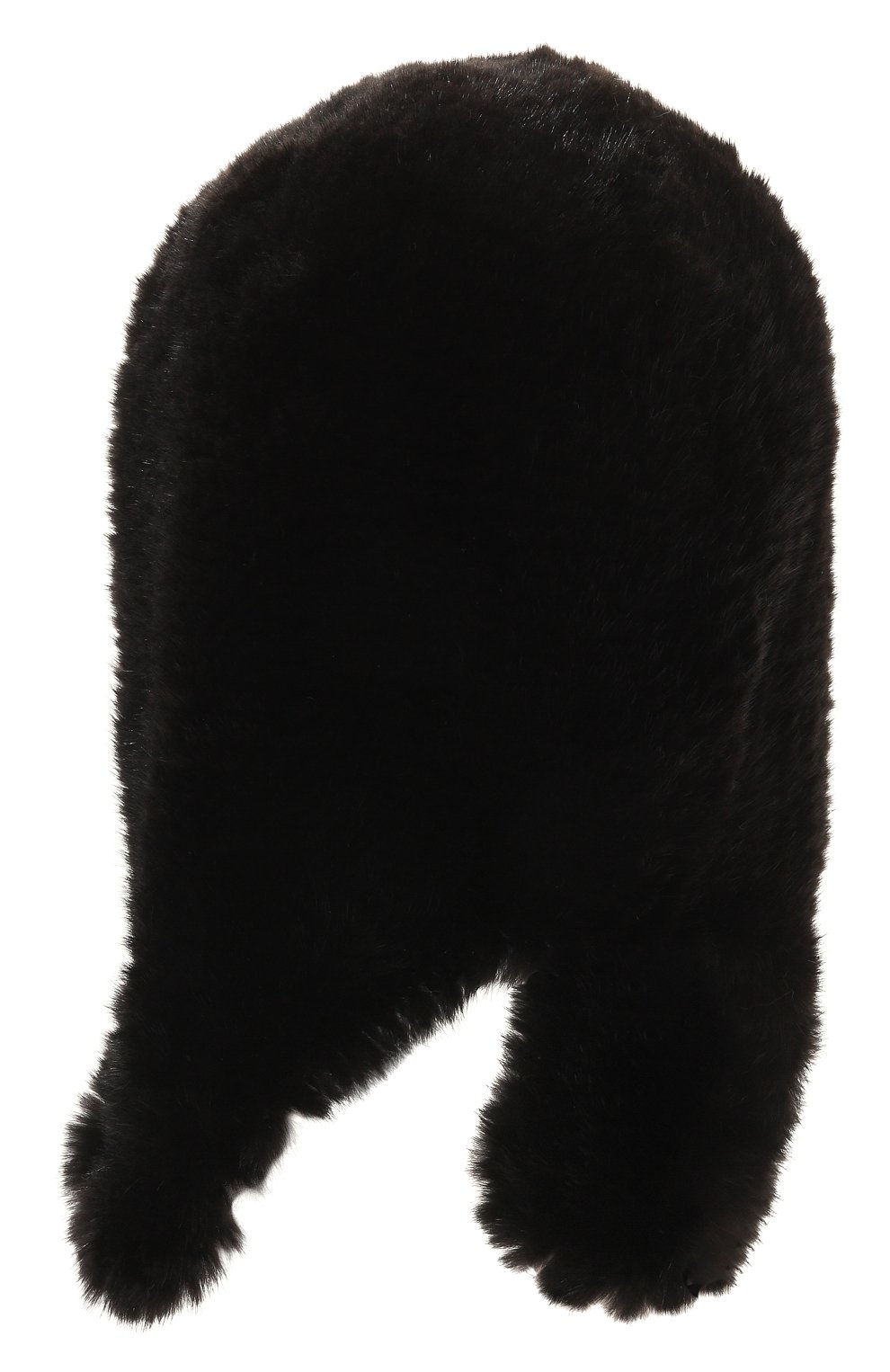 Меховой капюшон из норки VICTORIA KUSENKOVA черного цвета по цене 75900 руб., арт. 192850002060, фото 3 Меховой капюшон из норки VICTORIA KUSENKOVA, арт. 192850002060, фото 3