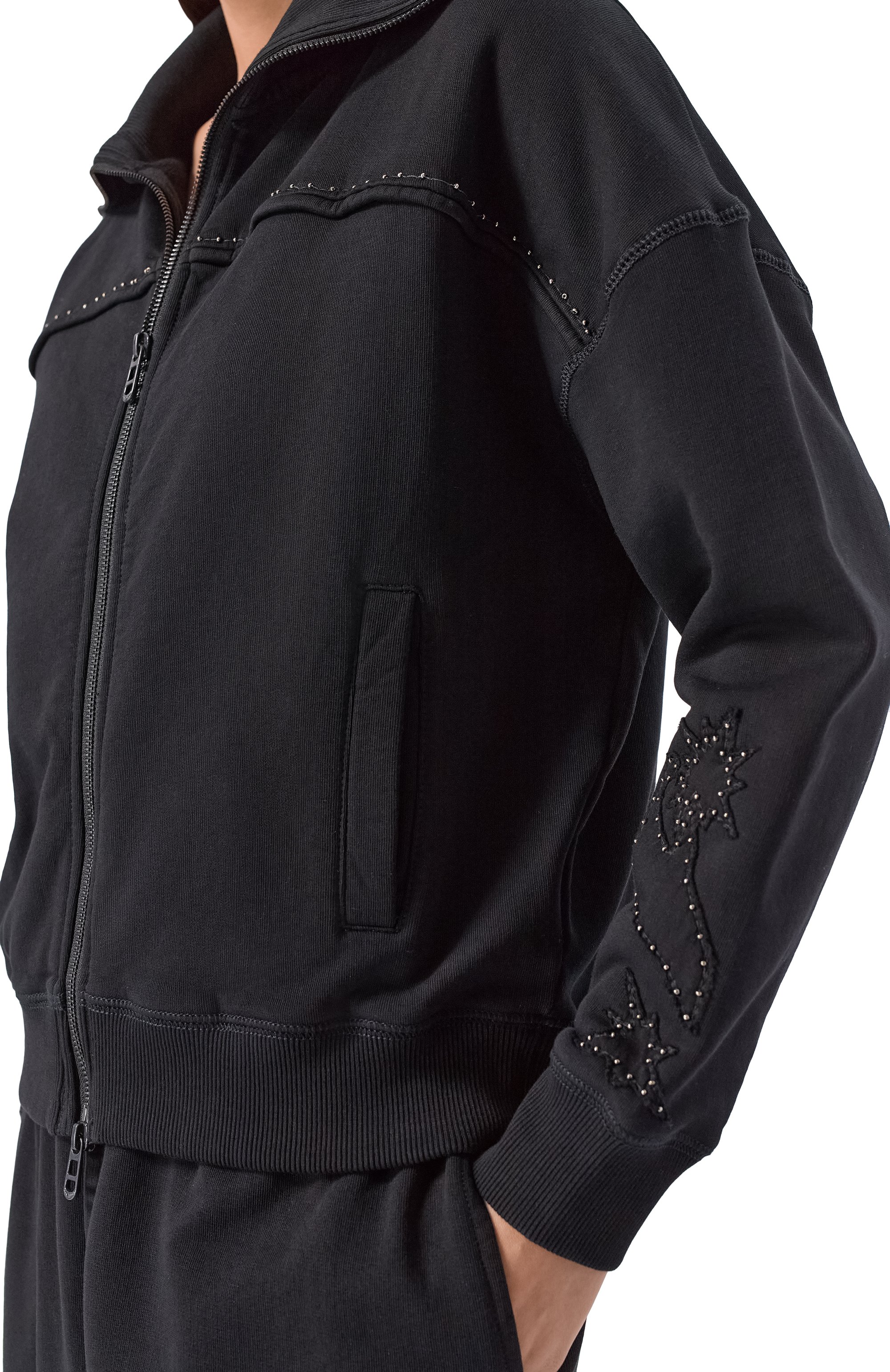 Хлопковая толстовка ZADIG AND VOLTAIRE, арт. JWSS01655, фото 5