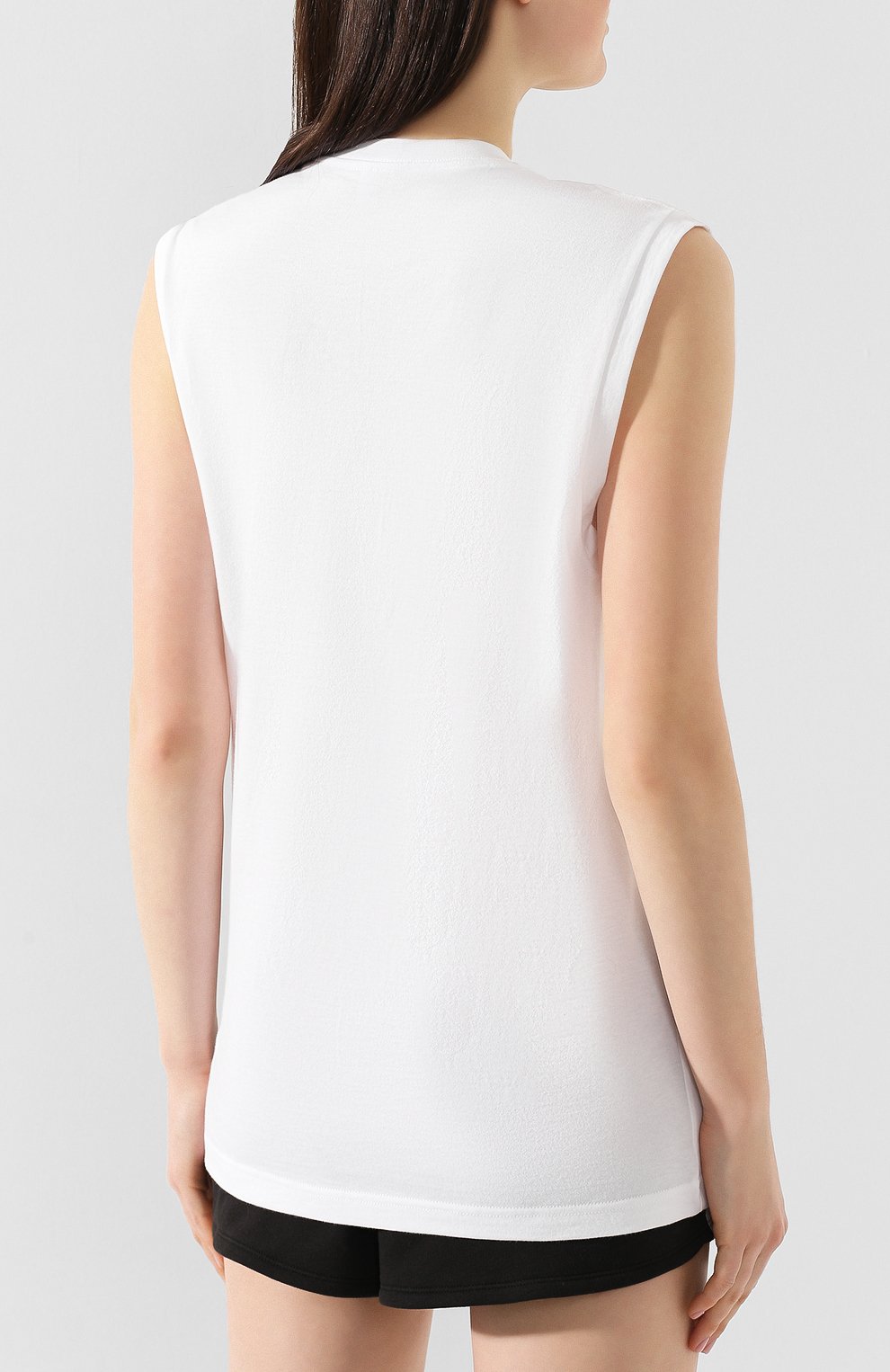 Комплект из двух футболок CALVIN KLEIN белого цвета по цене 3995 руб., арт. QS6199E, фото 4 Комплект из двух футболок CALVIN KLEIN, арт. QS6199E, фото 4